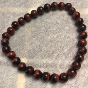 Brown bead bracelet